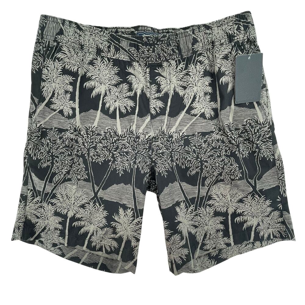 Reyn Spooner‎ Men's Cotton Shorts Palm Shores Elastic Waist NWT, Sz. M  Vacation